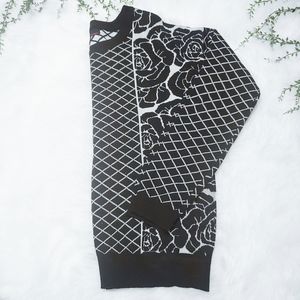 Patterned Crewneck Sweater